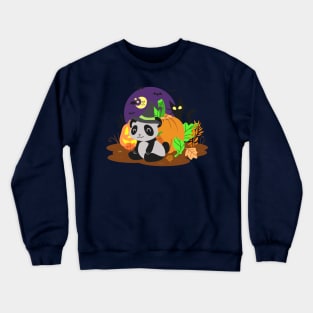 Halloween Panda Crewneck Sweatshirt